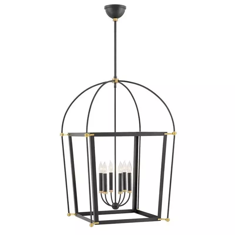 Hinkley 4056BK Chandelier Selby Black