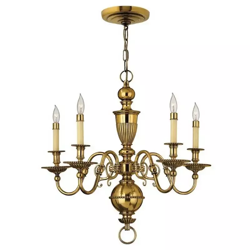 Hinkley 4415BB Chandelier Cambridge Burnished Brass