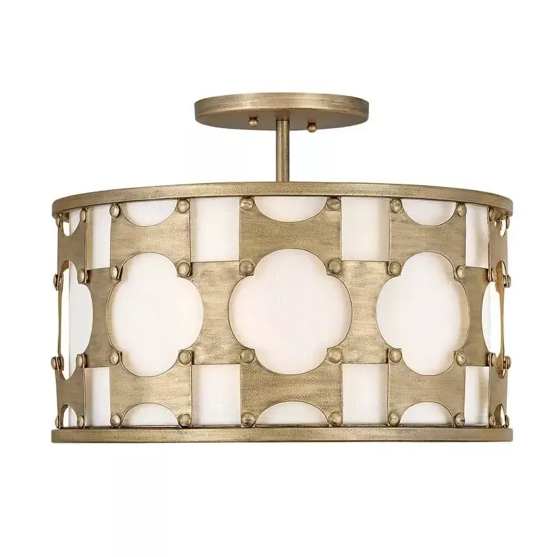 Hinkley 4733BNG Foyer Carter Burnished Gold Ceiling Light