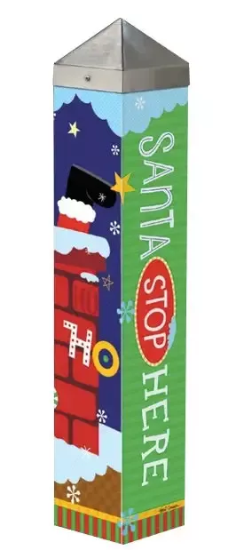 Holiday Garden Art Poles20-inch