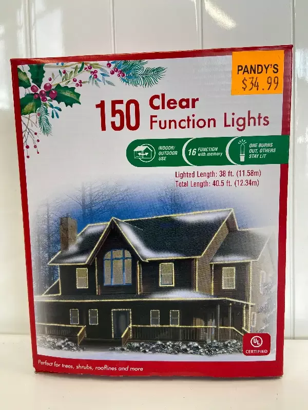 Holiday Lights 150 Clear Function Lights