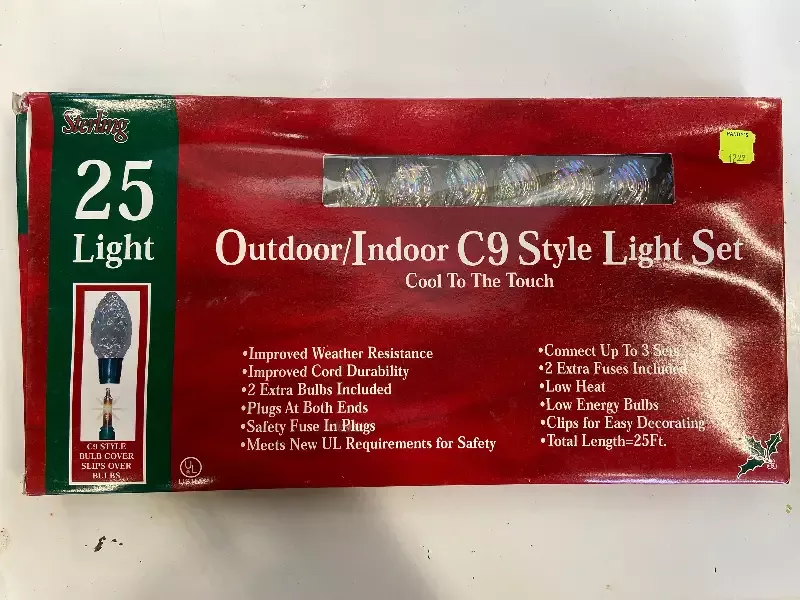 Holiday Lights 25 C9 Style Light Set