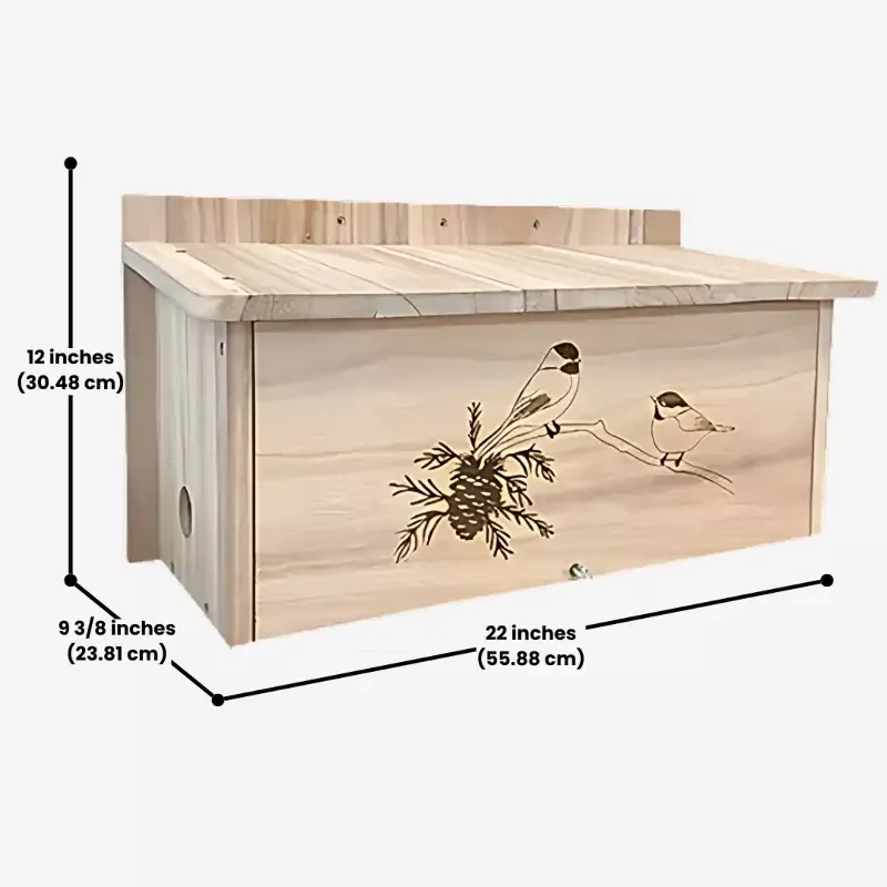 Horizontal Winter Bird Roost by Prime Retreat – Ideal for Winter