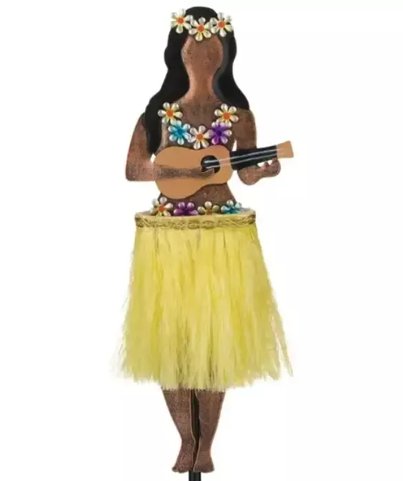 Hula Girl Solar Motion Stake – Ukelele