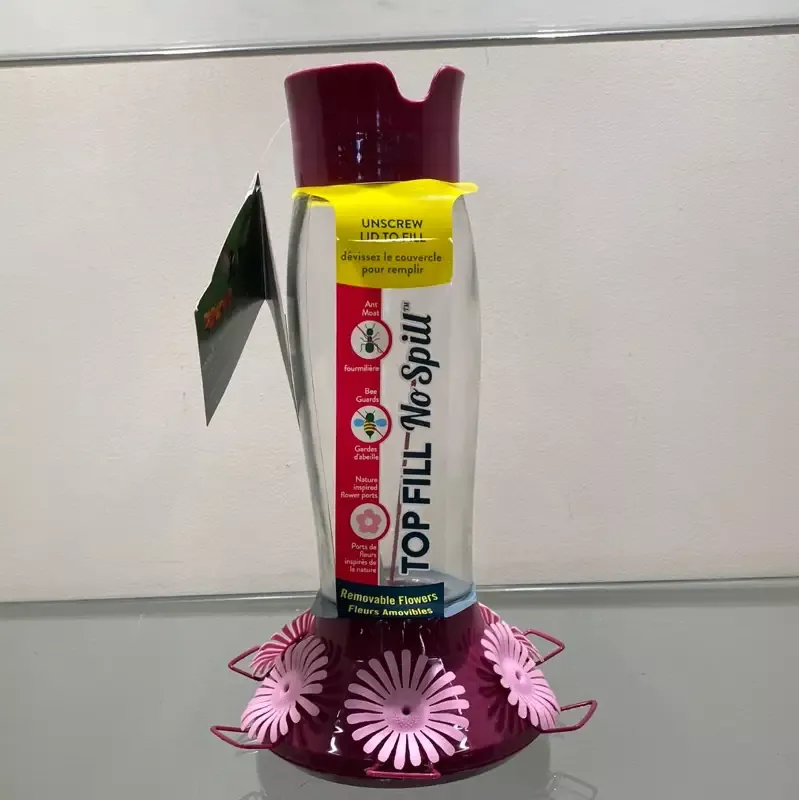 Hummingbird Feeder, Top Fill, 30-oz.