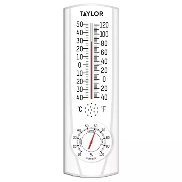 Indoor/Outdoor Tube Thermometer with Hygrometer 5537