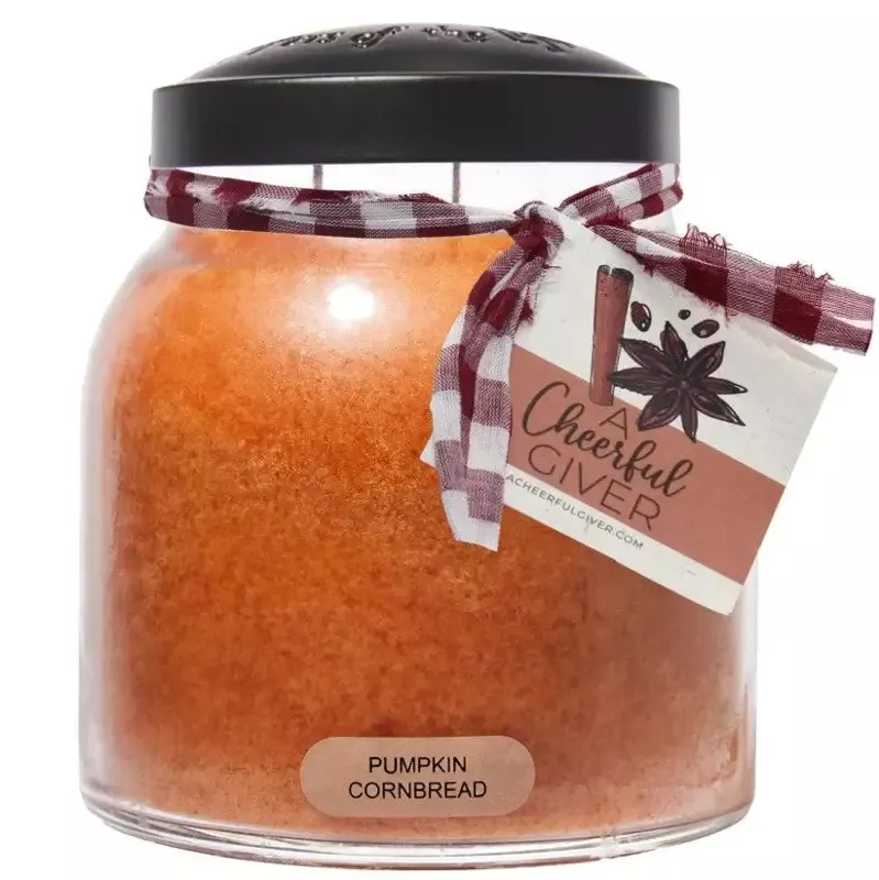 Keepers of the Light Candle, Pumpkin Cornbread Papa Jar