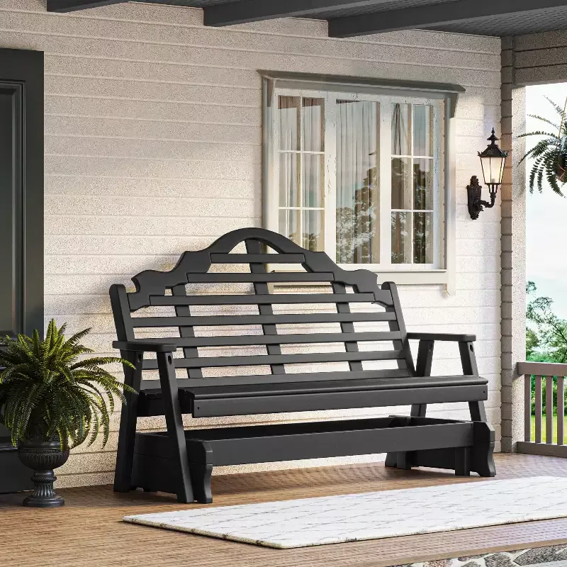 Keystone Amish Co. Milan Poly Composite Porch Glider