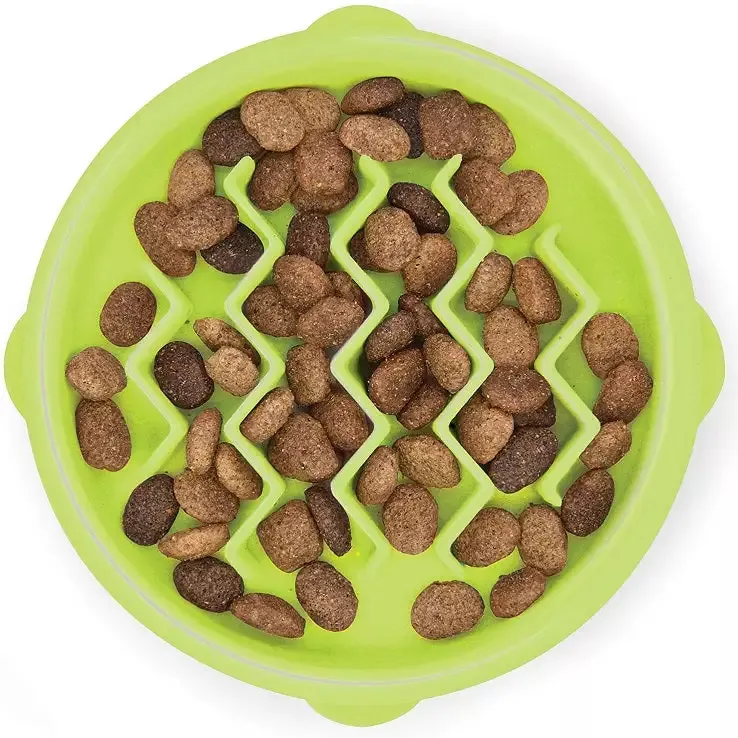 Kitty Slow Feeder, X-Small – Green