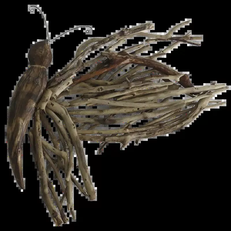 Large Driftwood Butterfly Wall Decor
