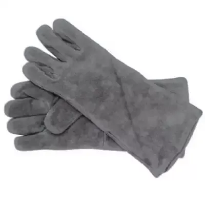 Leather Fireplace Hearth Gloves- One Size
