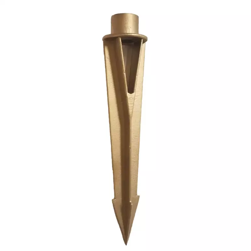Lite the Nite Fixture Stake Solid Brass 8 Inch