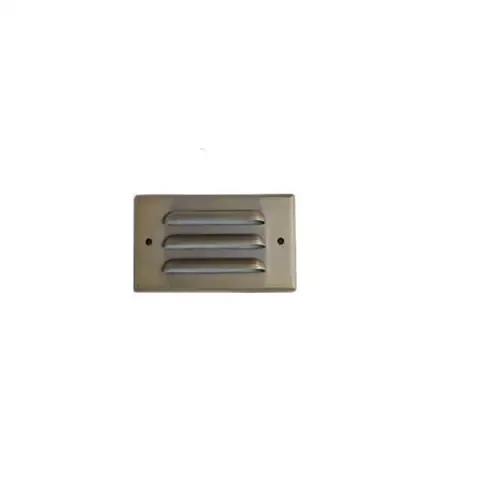 Lite the Nite Step Light Brass 5×3 5W 12VAC Dimmable LED Amber