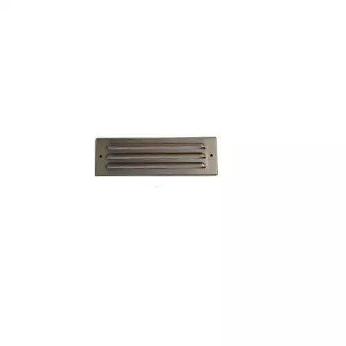 Lite the Nite Step Light Brass 9×3 8W 12VAC Dimmable LED Amber