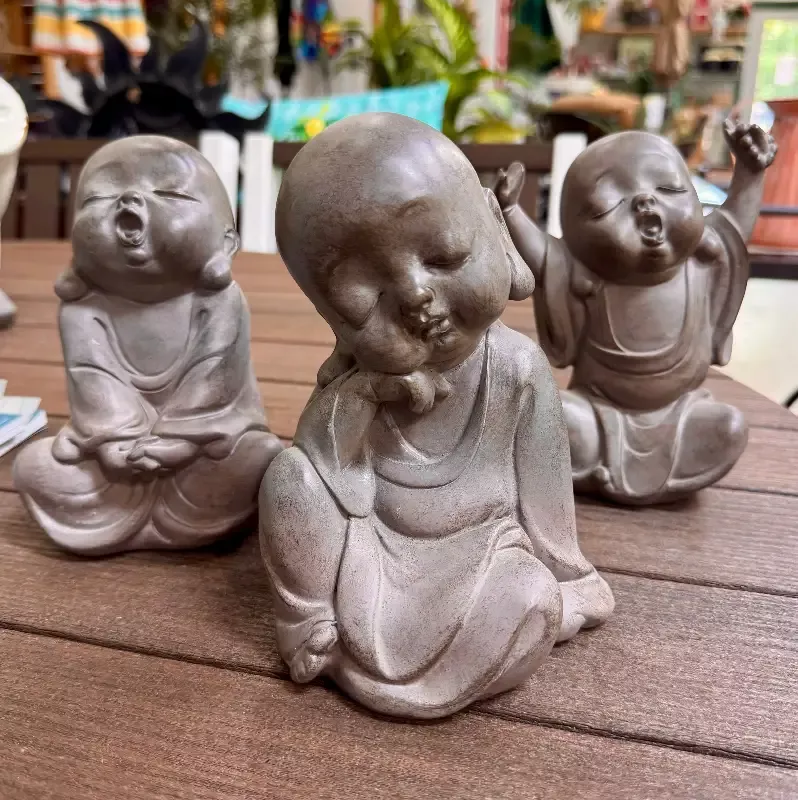 Little Buddha Statues – Set of 3
