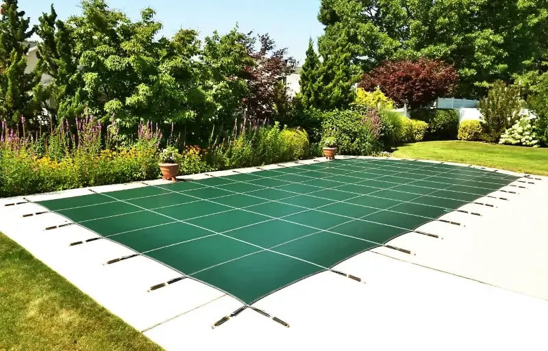 Loop-Loc Safety Cover Aqua-Xtreme Mesh – 18′ x 36′ Rectangle w/ 4′ x 8′ Center End Step