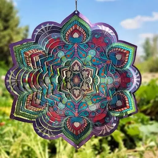 Lotus Mandala – Large Wind Spinner