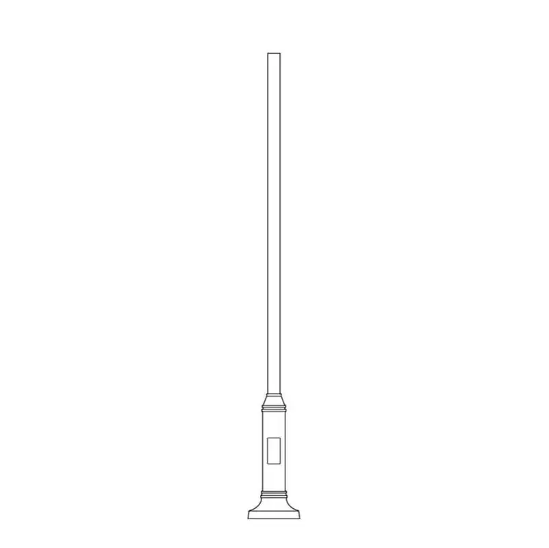 Lumec Lighting Contemporary Small Bottleneck Poles (AM6-AMT6-SM6)