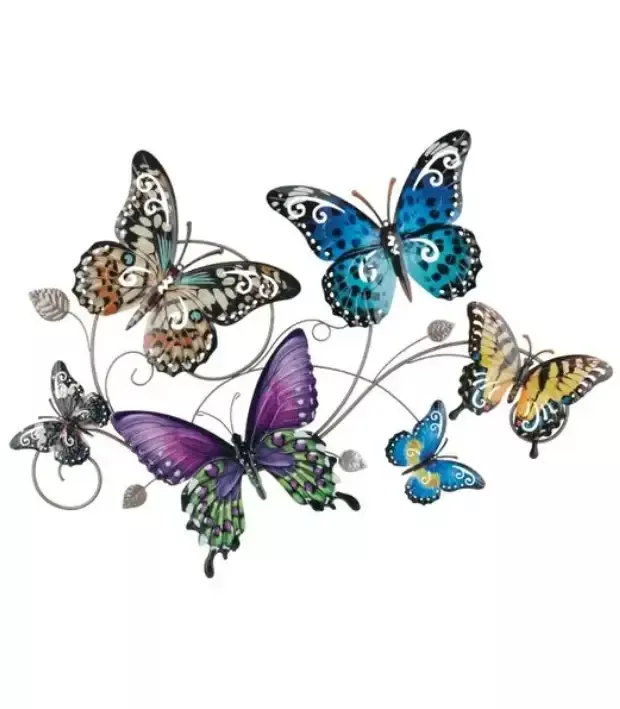 Luster Butterfly Collage Wall Decor – LG