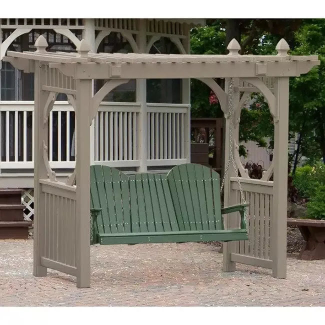 LuxCraft Adirondack 5ft. Arbor Swing Set
