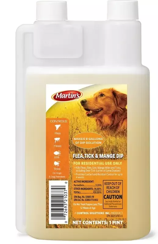 Martin’s Flea – Tick Mange Dip