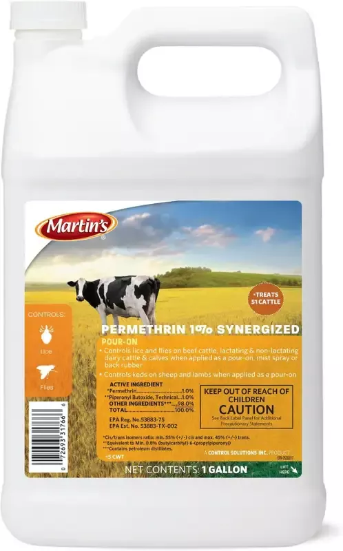 Martin’s Permethrin 1.0% Pour-On