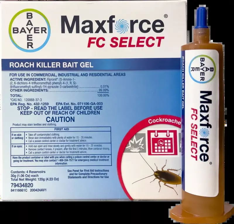 Maxforce FC Select Roach Bait Gel – 4 Tubes