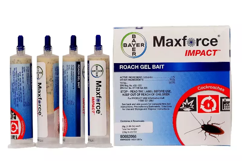Maxforce Impact Roach Gel Bait – Box of 4 Tubes 30g