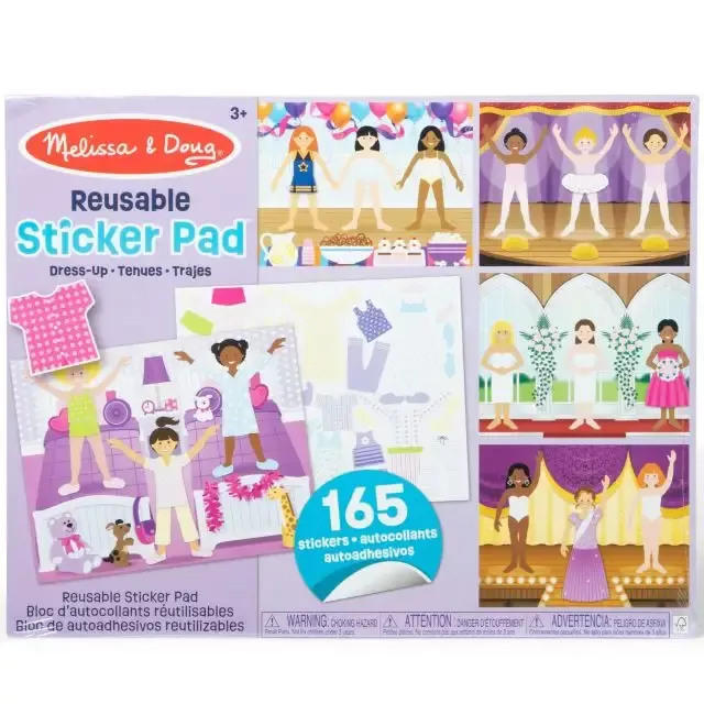 Melissa & Doug Reusable Sticker Pad – Dress-Up