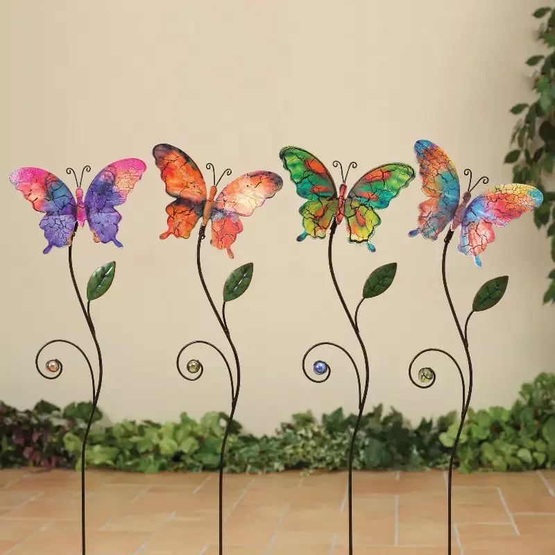 Metal Butterfly Yard Stake
