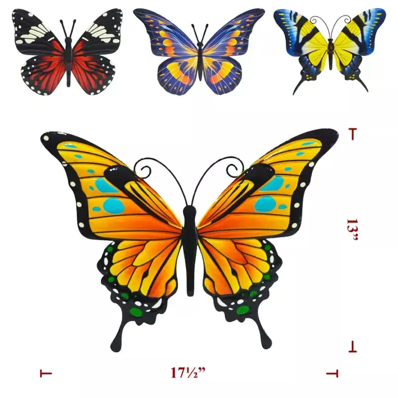 Metal Hanging Butterfly
