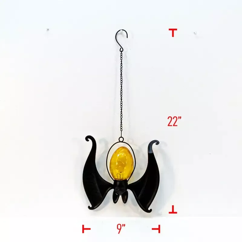 Metal Hanging Halloween Bat