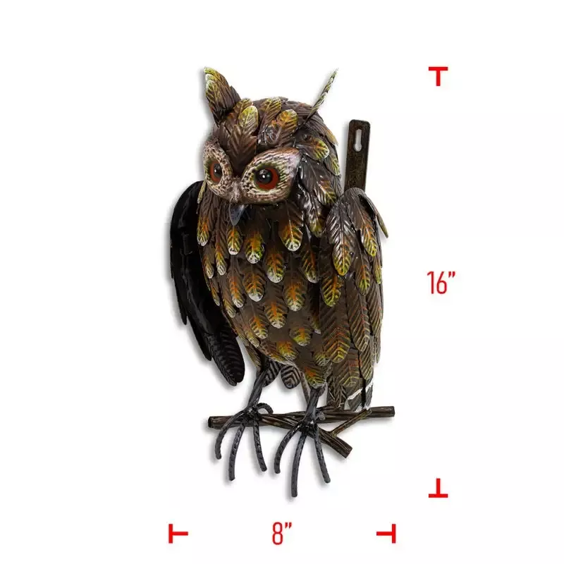 Metal Owl Wall Mount