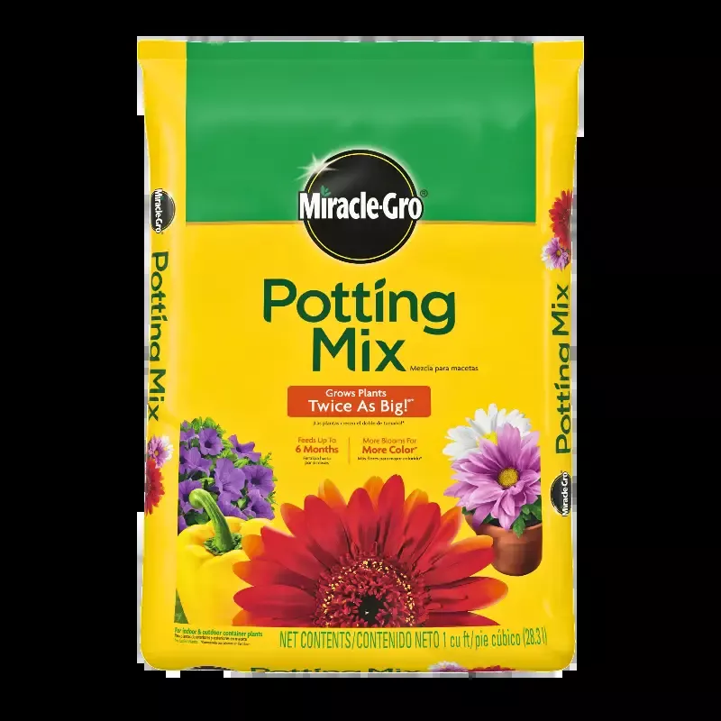 Miracle-Gro Potting Mix | 1 Cu. Ft. Bag Soil