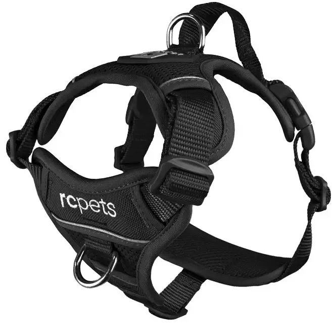 Momentum Control Dog Harness, Black