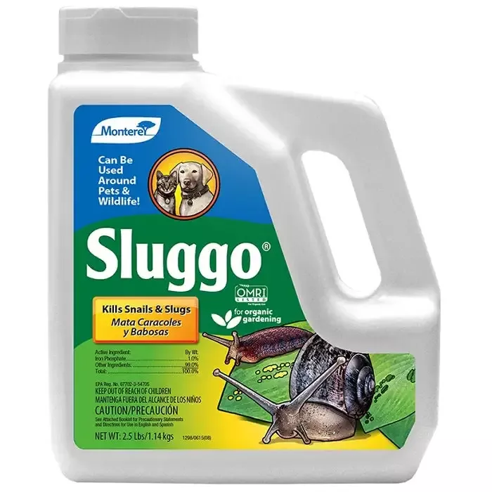 Monterey Sluggo Slug & Snail Killer, 2.5 lb.