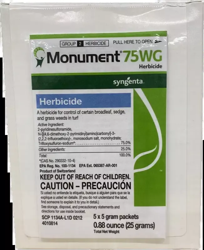 Monument 75WG Herbicide – Box of 5 x 5 g packets