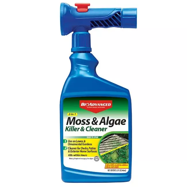 Moss & Algae Killer, 2-in-1, Ready-To-Spray, BioAdvanced 32 oz.