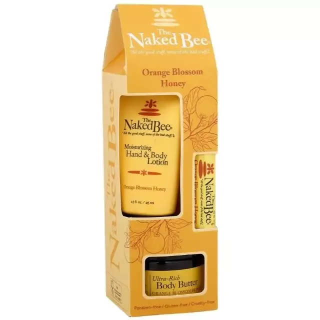 Naked Bee Orange Blossom Honey Collection Gift Set