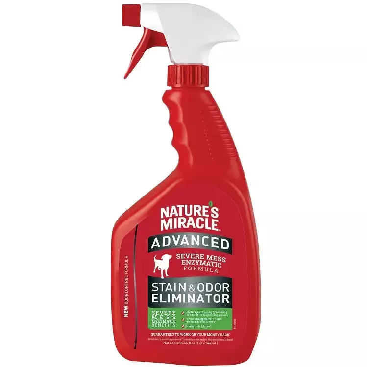 Nature’s Miracle Advanced Stain and Odor Eliminator for Dogs- 32 oz. Spray Bottle