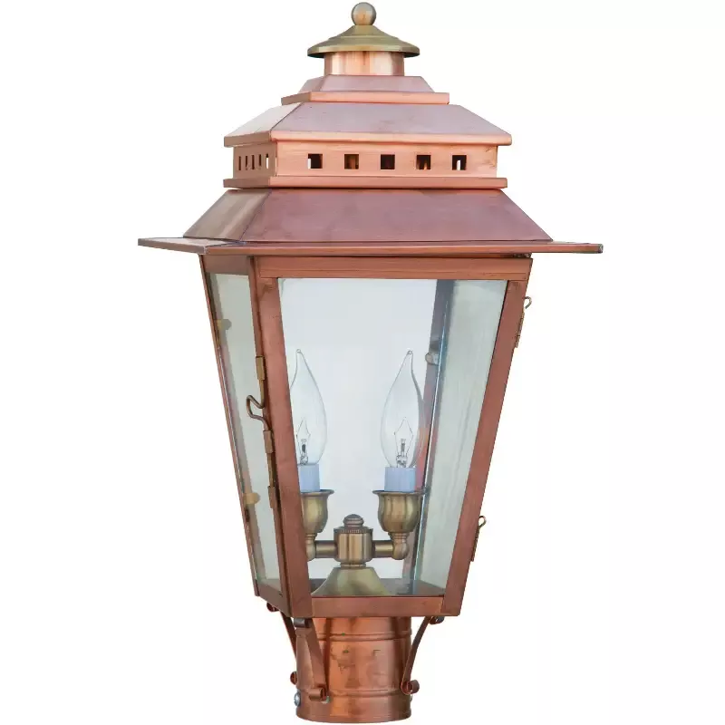 New Orleans Copper Finish Lantern