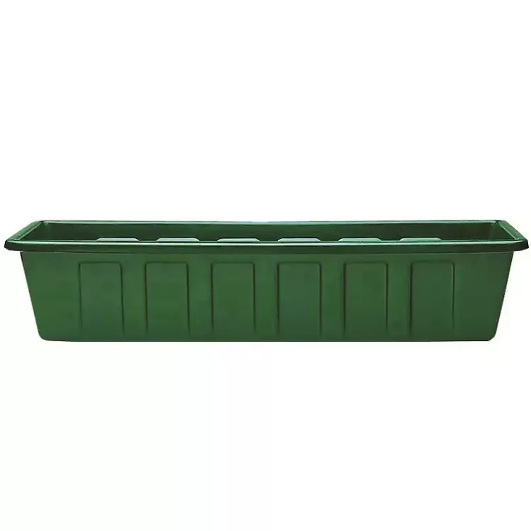 Novelty 24″ Plastic Flower Box Planter Liner, Assorted Colors