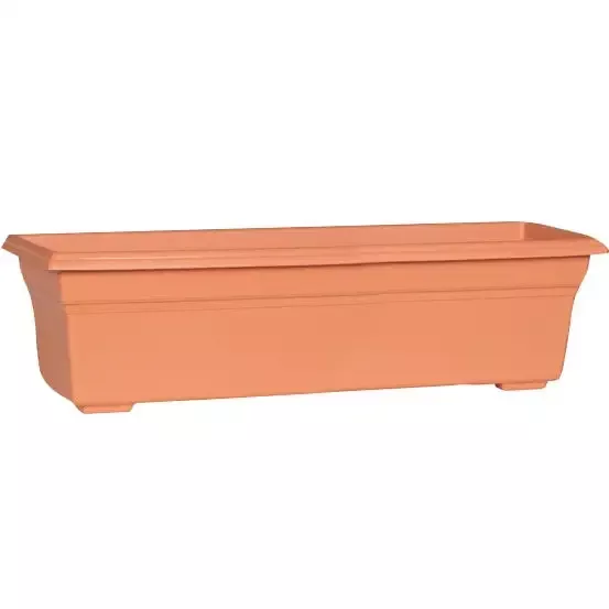 Novelty Countryside 30″ Plastic Flower Box Planter, Assorted Colors