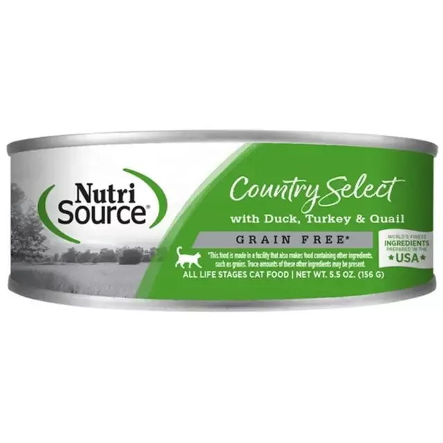 Nutrisource™ Grain Free Country Select Canned Cat Food, Case of 12, 5.5 oz. Cans