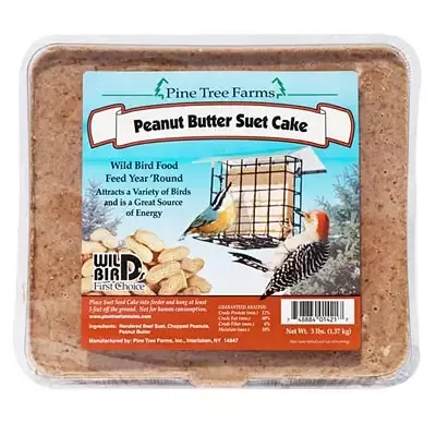 Nutty Delight Suet Cakes – Peanut Butter Feast – Pack of 8
