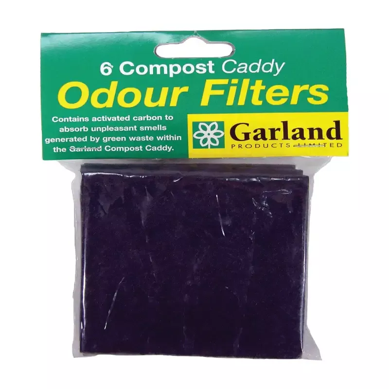 Odor Filters for Compost Caddy 6pk, fits Mini, Midi & Jumbo Compost Caddies