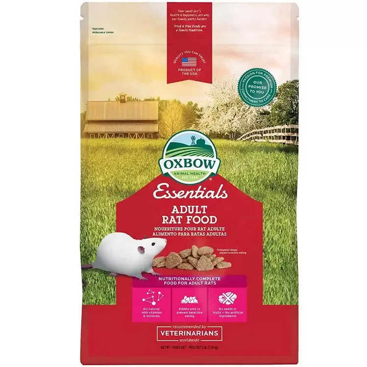 Oxbow Essentials – Adult Rat Food, 3 lbs.