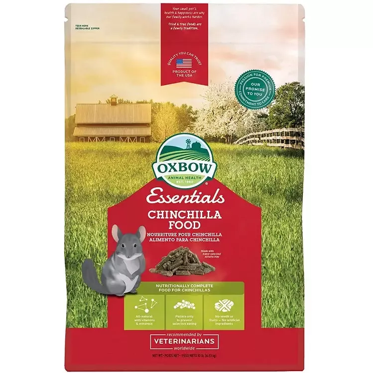 Oxbow Essentials – Chinchilla Food, 3 lb.