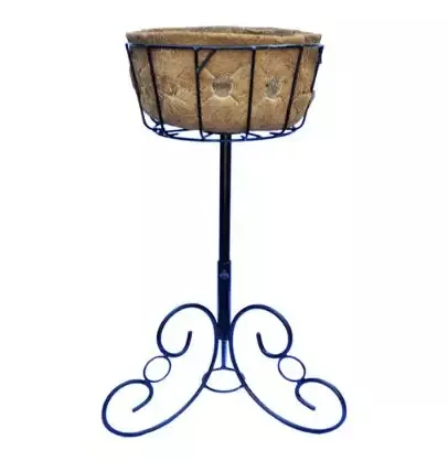 Pamela Crawford Side Planting Patio Stand and Basket