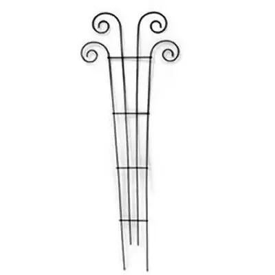 Panacea 48″ Green Metal Wave Trellis 89636